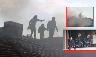 Can pazarı! Mahsur kalan aile çatıya çıktı