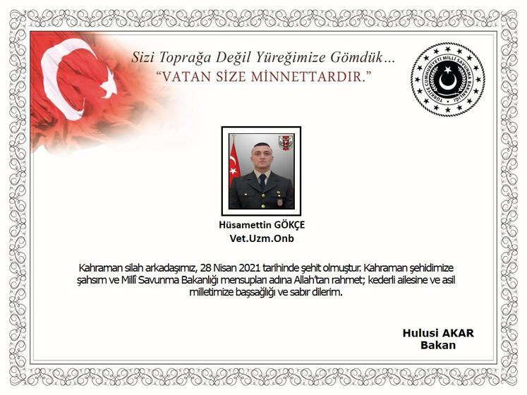 MSB duyurdu: Bir askerimiz şehit oldu, 2 askerimiz yaralandı