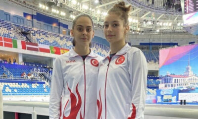 Avrupa Trampolin Cimnastik Şampiyonası’nda Elif Çolak ve Sıla Karakuş, gümüş madalya kazandı