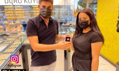 Duru Kuyumculuk İnstagram Takipçilerine Çeyrek Hediye Etti