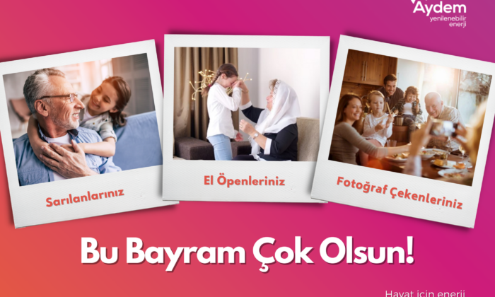 AYDEM YENİLENEBİLİR ENERJİ BAYRAM İLANI