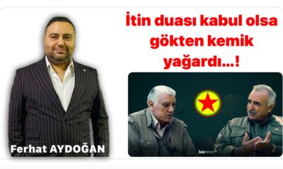 İtin duası kabul olsa gökten kemik yağardı…!