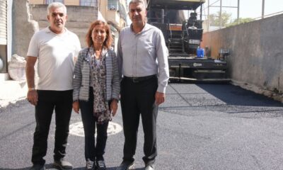 OYA TEKİN, ASFALT ÇALIŞMALARINI DENETLEDİ