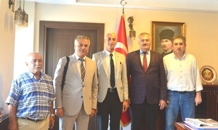 Yerel Medya Güçbirliği Platformu’ndan İl Millî Eğitim Müdürü Hasan Tevke’ye ziyaret