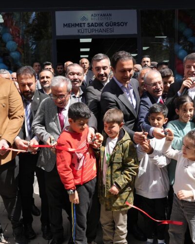 Adıyaman’da Mehmet Sadık Gürsoy Kütüphanesi açıldı