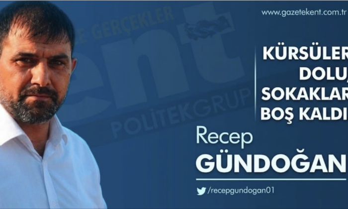 KÜRSÜLER DOLU SOKAKLAR BOŞ KALDI